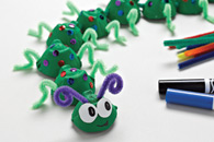 Egg Carton Centipede Project