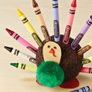 Crayon Turkey Tutorial