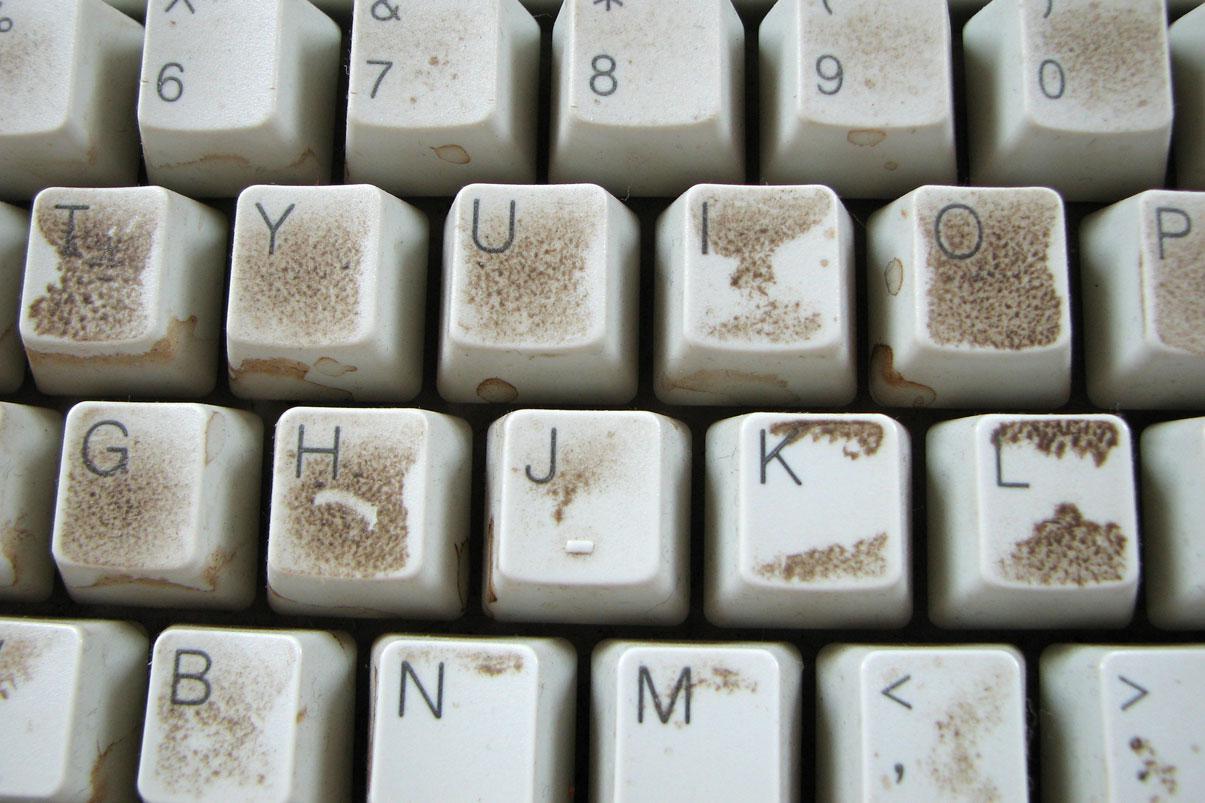 Filthy keyboard