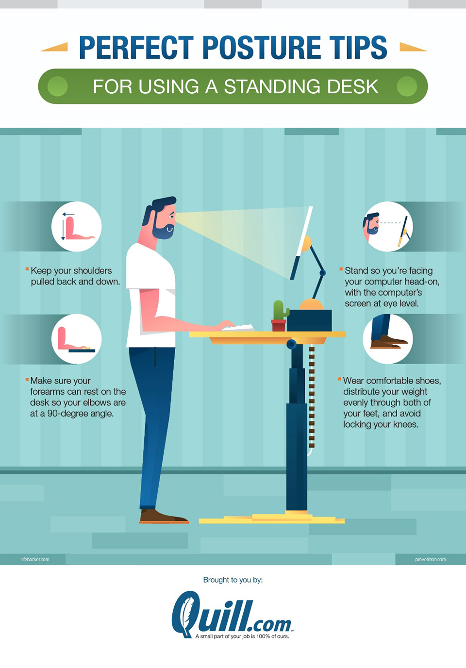 The benefits of standing desk