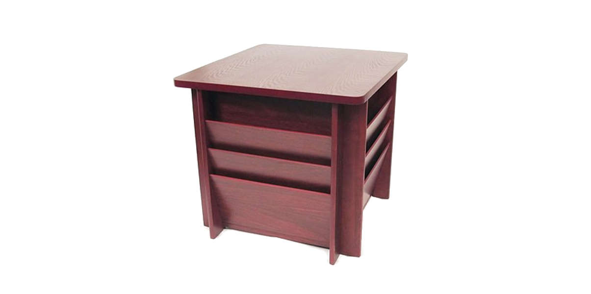 Buddy ProductsÂ® Square Wood Reception Table