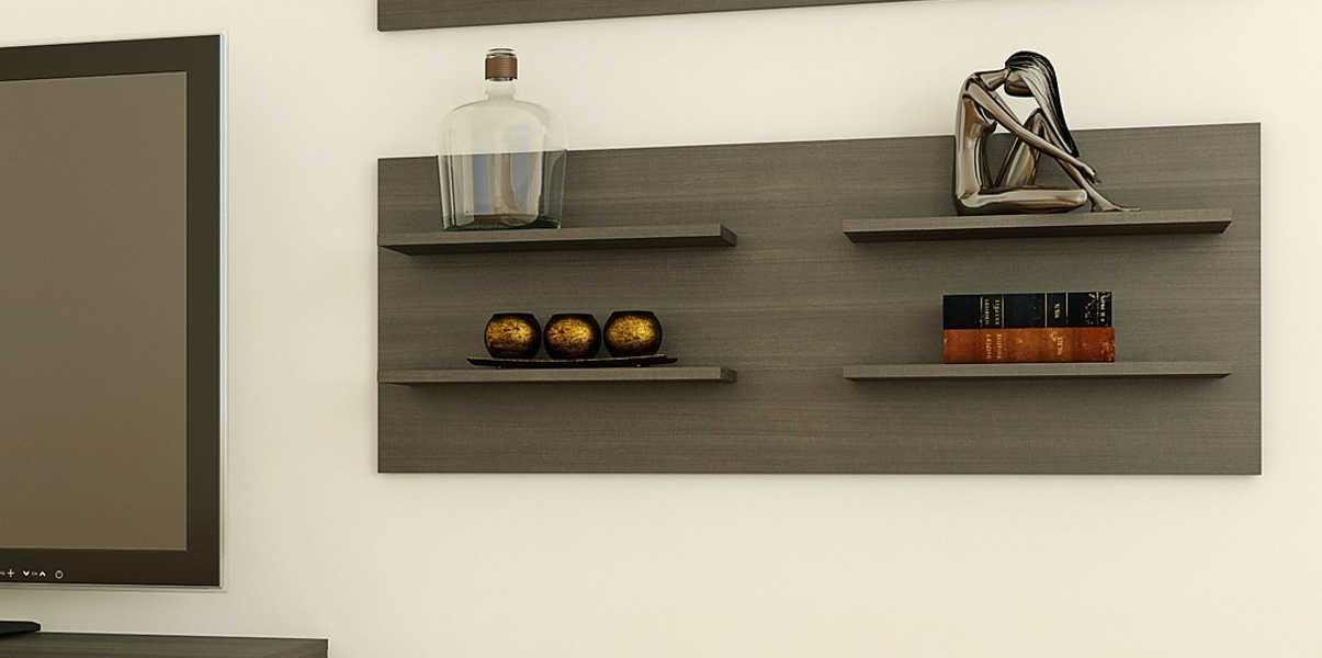 Allure Decorative Wall Panel with 4 shelves from Nexera