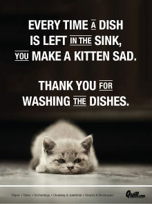 Make a kitten sad