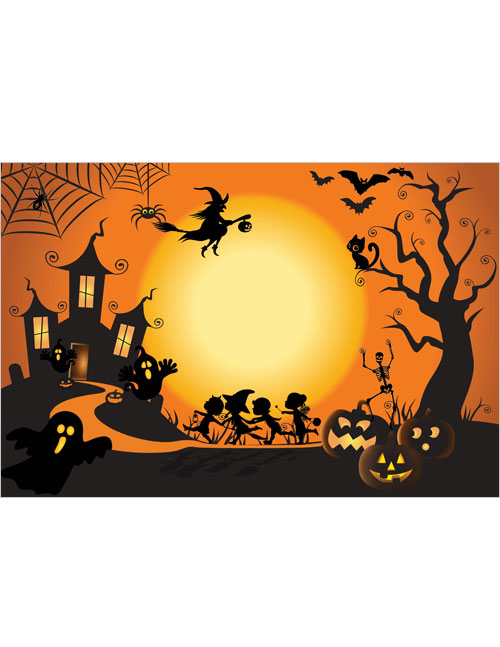 Illustration Halloween background