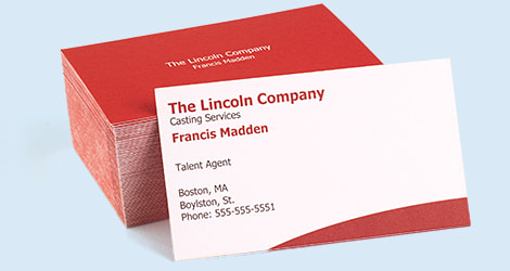 1 & 2 Color Business Cards