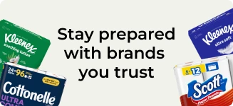 Stay prepared with brands you trust