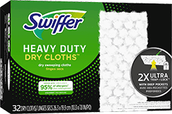 Image of Swiffer heavy duty cloths