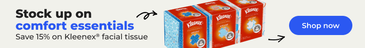 Kleenex horizontal search ad