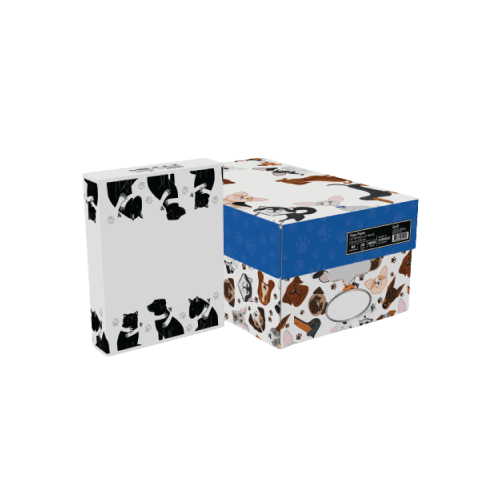 Quill Brand® Animal Friends 8.5" x 11" Art Copy Paper, 20 lbs., 92 Brightness, 500 Sheets/Ream, 8 Reams/Carton (4128)