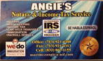 Angie's Notary & Income Tax Multi-Service logo