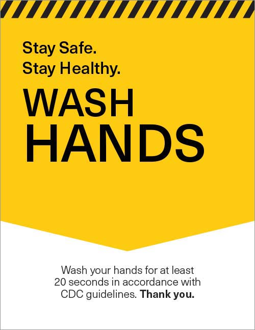 Notice Handwashing sign