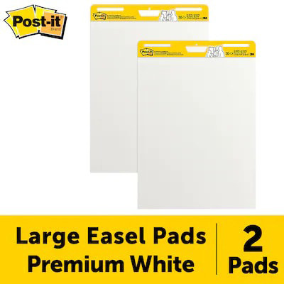 Easel pad wall